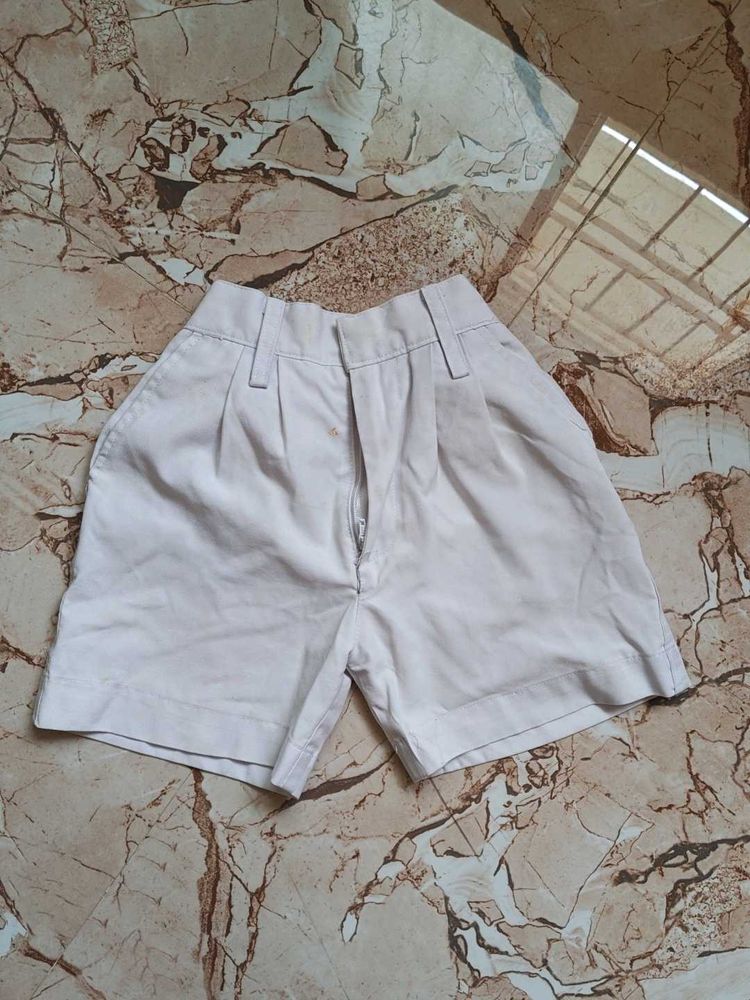 Light Colored High Waisted Shorts
