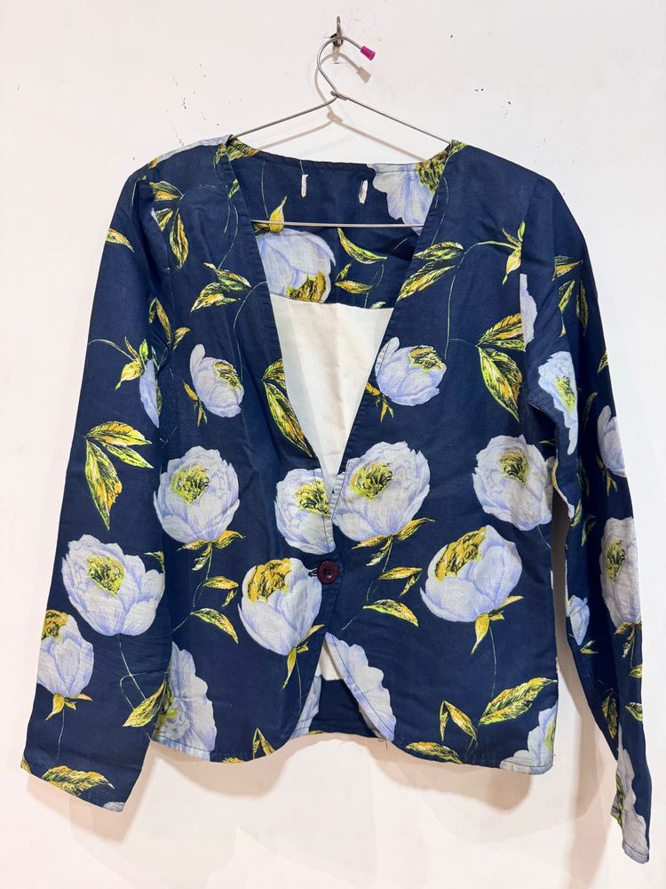 Floral Blazer Shrug