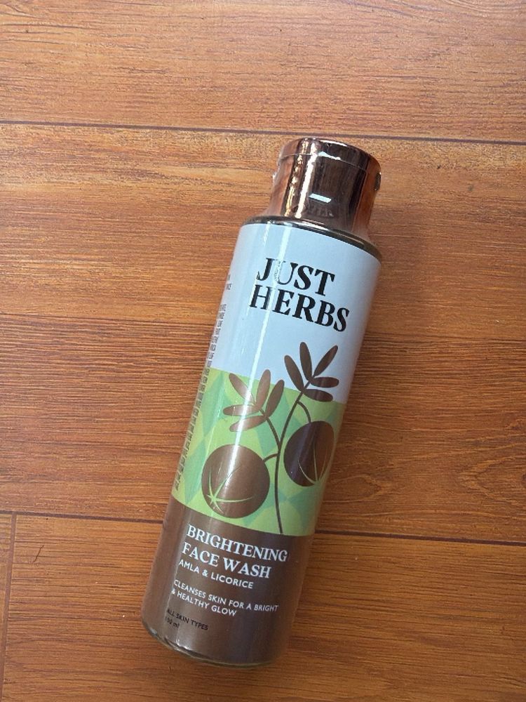 Just Herbs Brightening Face Wash