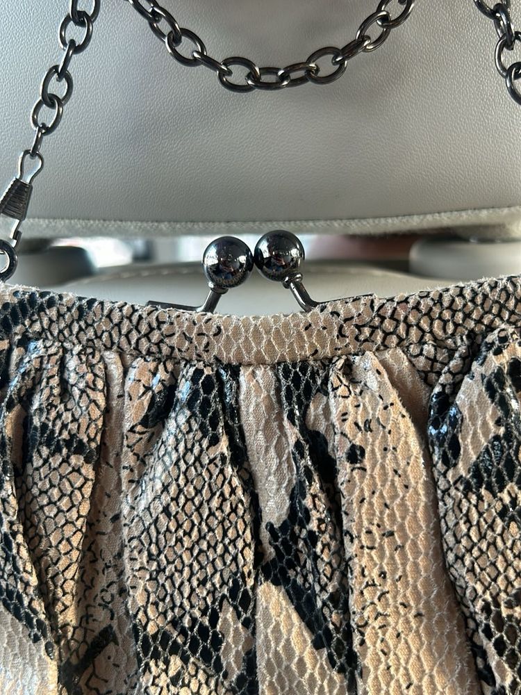 Vintage Ruched Clutch Bag