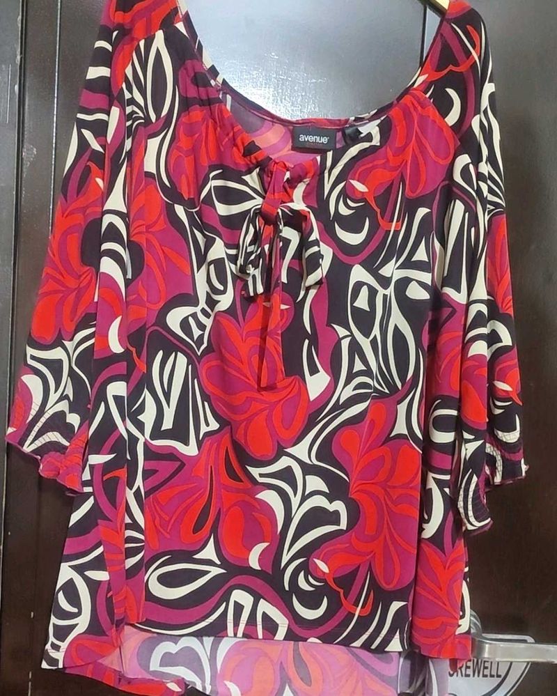 Multi Printed Top For Girl Or Woman 56-58 Bust