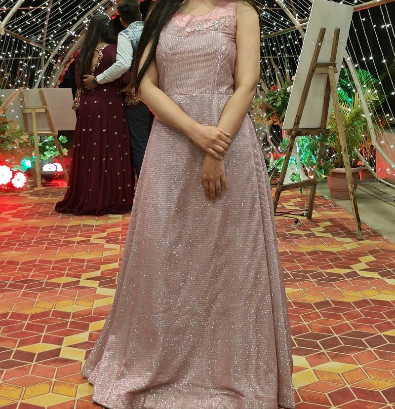 Sparkling Pink Maxi Dress
