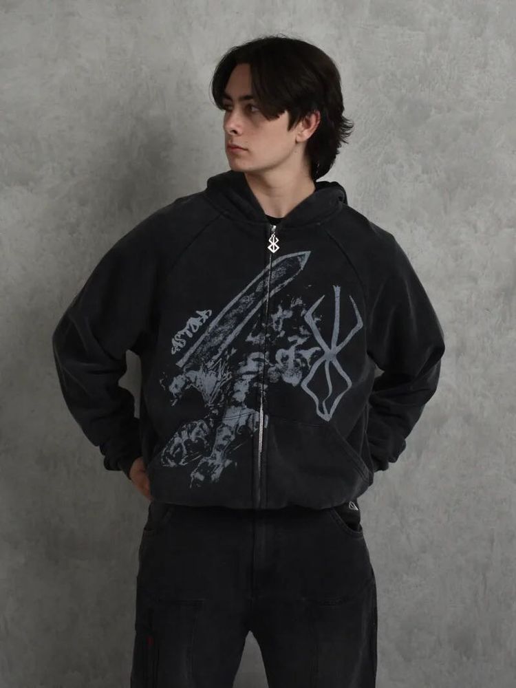berserk zipup hoodie