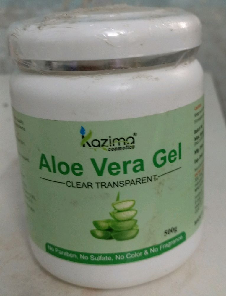 Clear Transparent Aloe Vera Gel For Skin