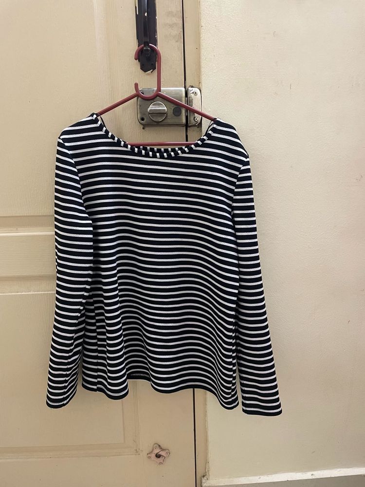 Striped Long Sleeve Top