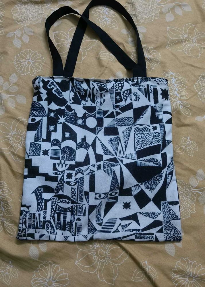Abstract Print Tote Bag