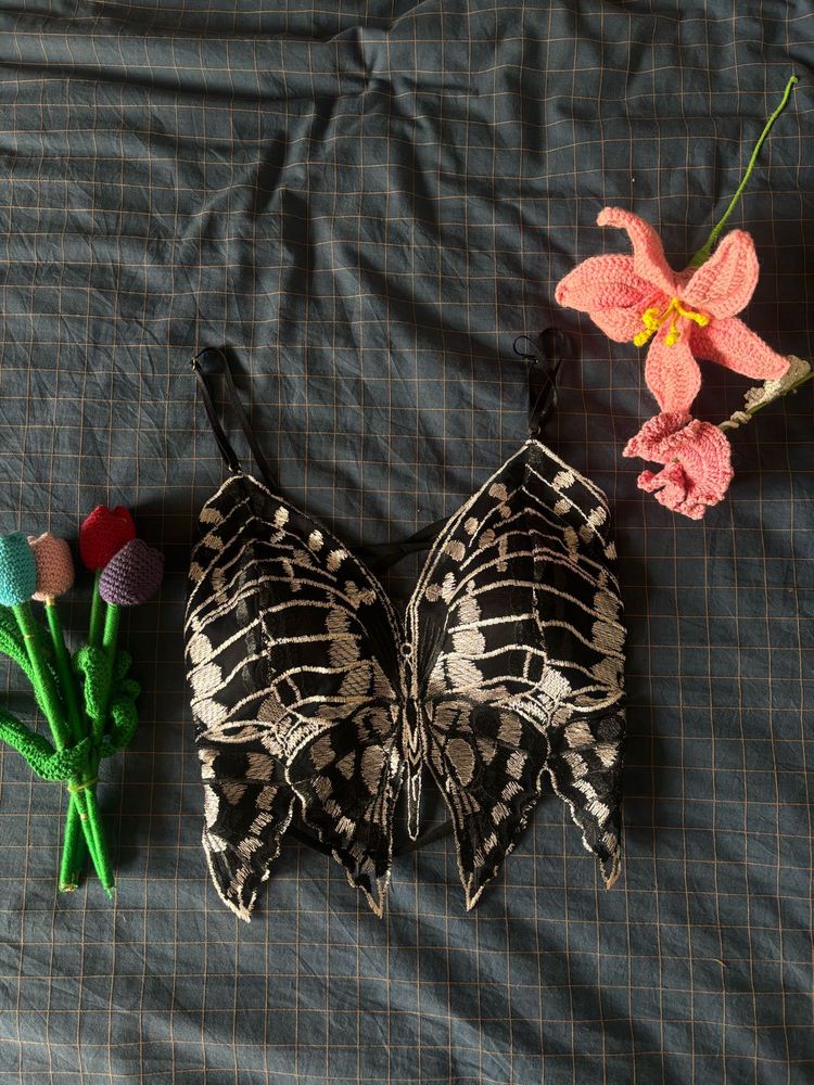 Unique Butterfly Bra Top