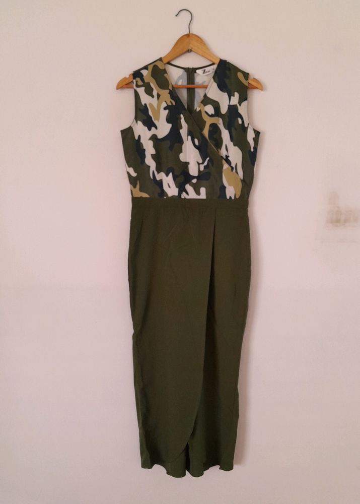 Zima Leto Dark Olive Green Jumpsuit (Women's)