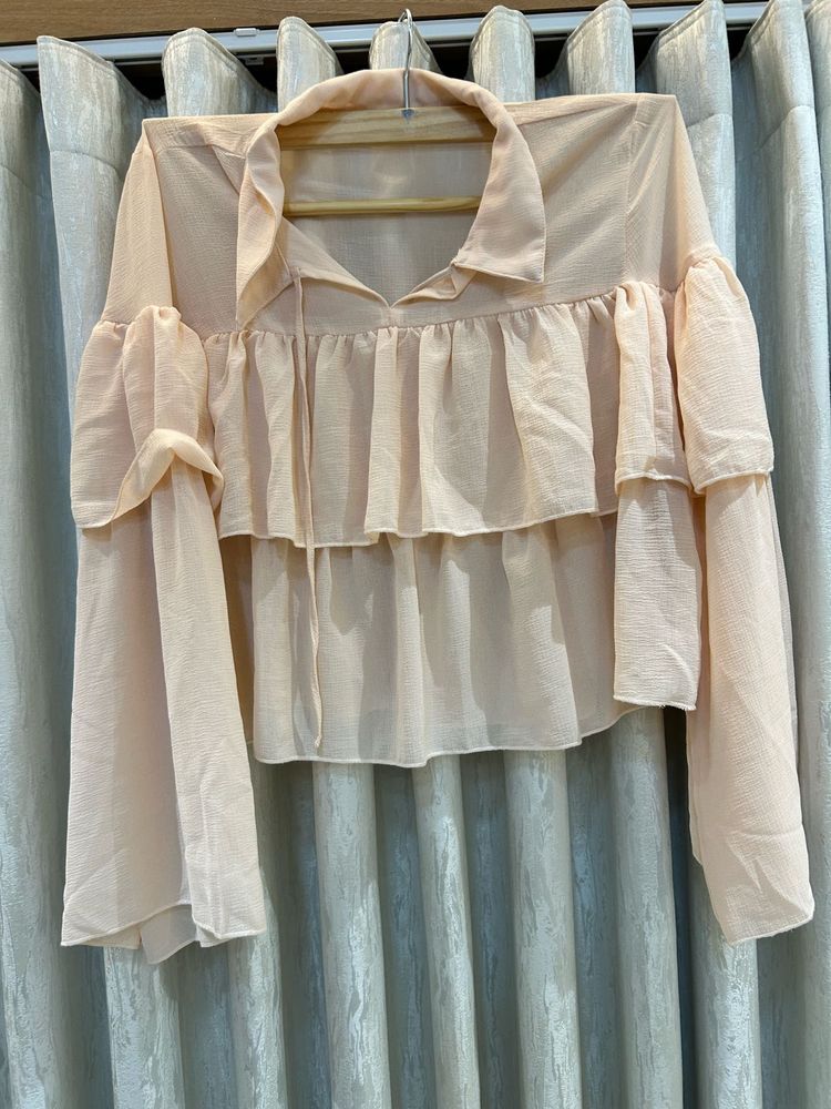 Ruffle Layered Top