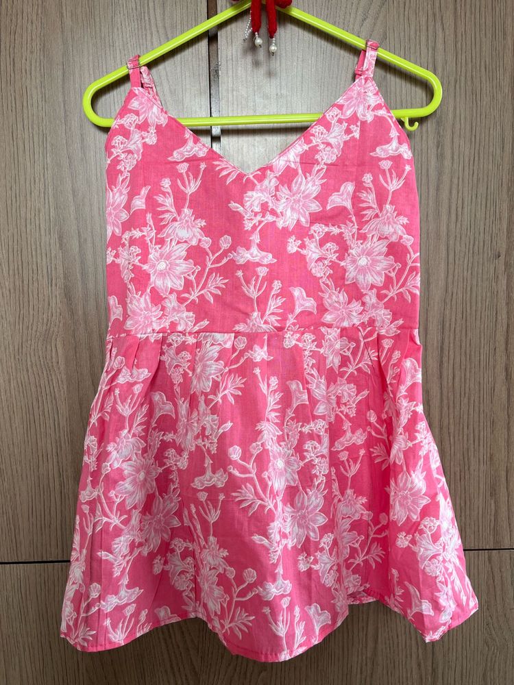 Floral Print Pink Top