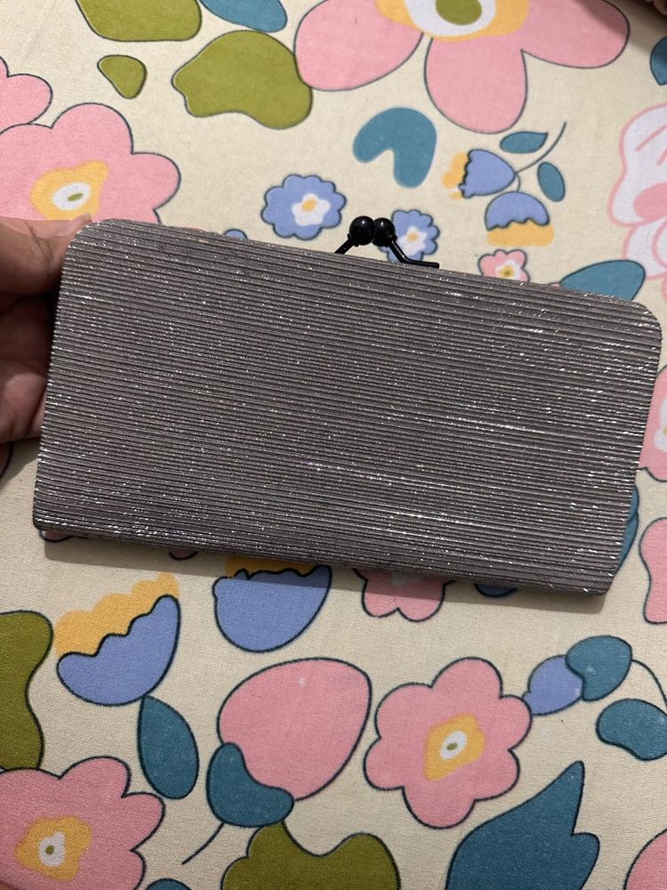 Shiny Classy Clutch Purse- Brand New