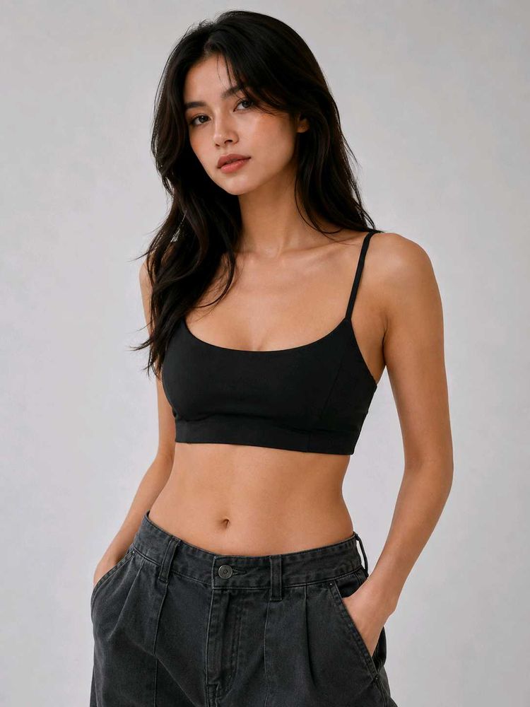Black Sports Bra