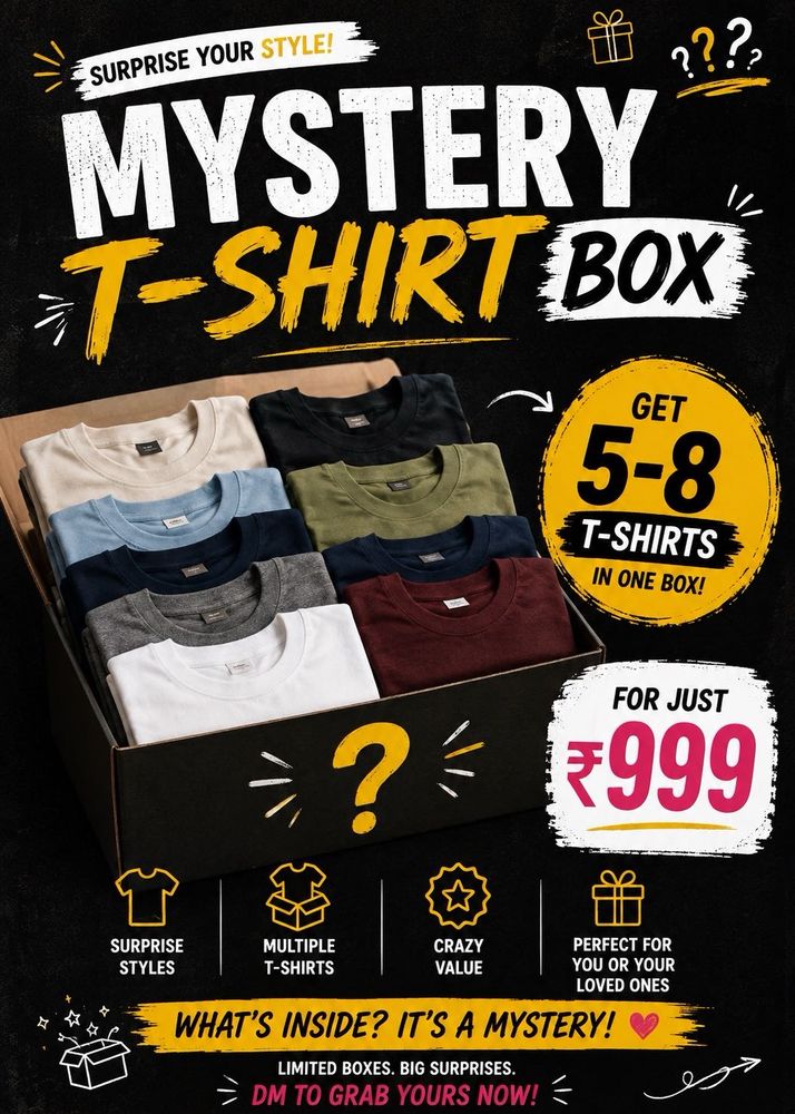 Mystery T-Shirt Box - Surprise Style!