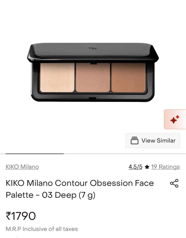 Kiko Milano Contour Palette: 03 Deep