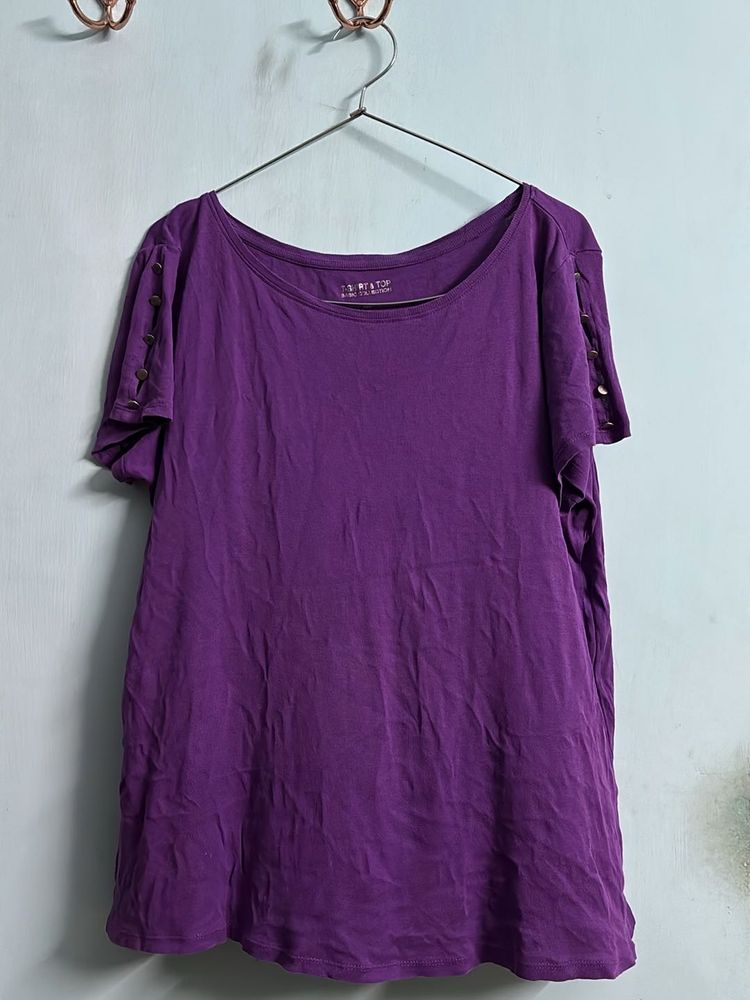 Purple Topshop T-Shirt