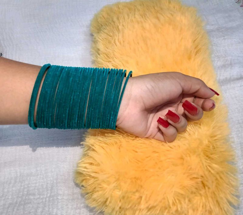 green valvet touch Bangles