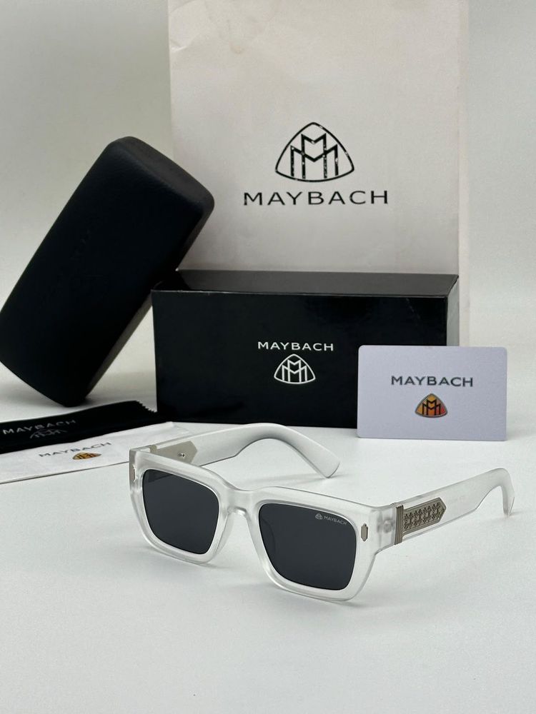 Maybach White Translucent Sunglasses