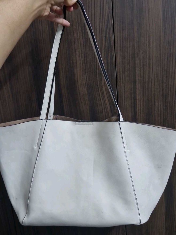 Marks and spencer Chic White Tote Bag