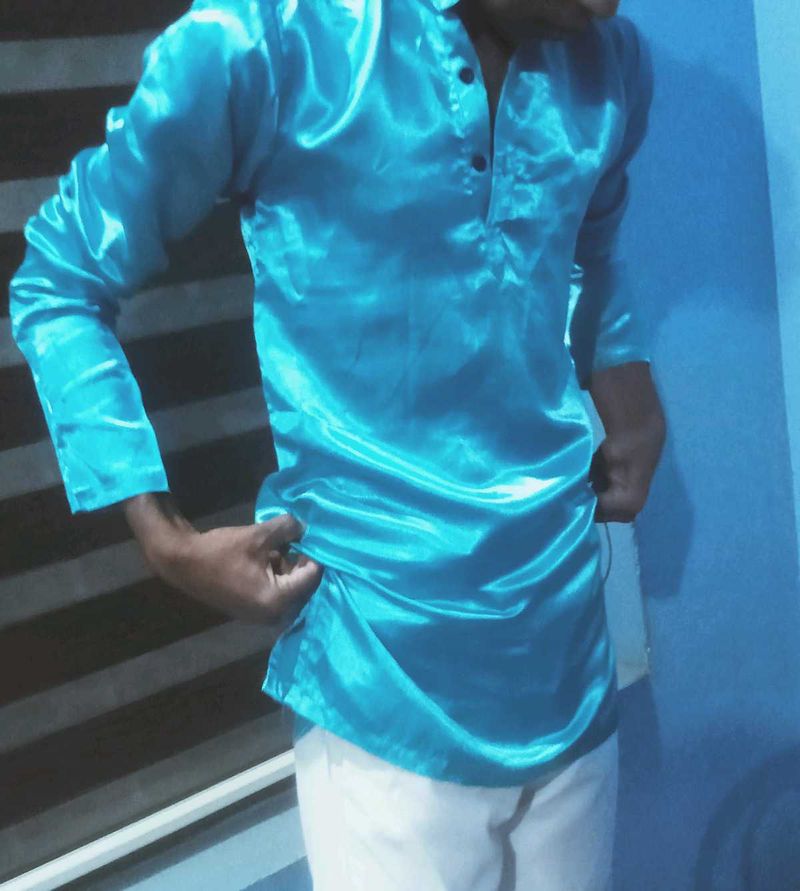 Stylish Blue Kurta