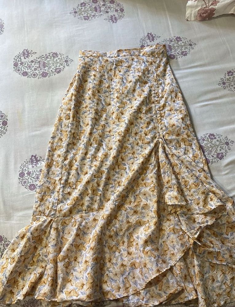Flowy Floral Maxi Skirt