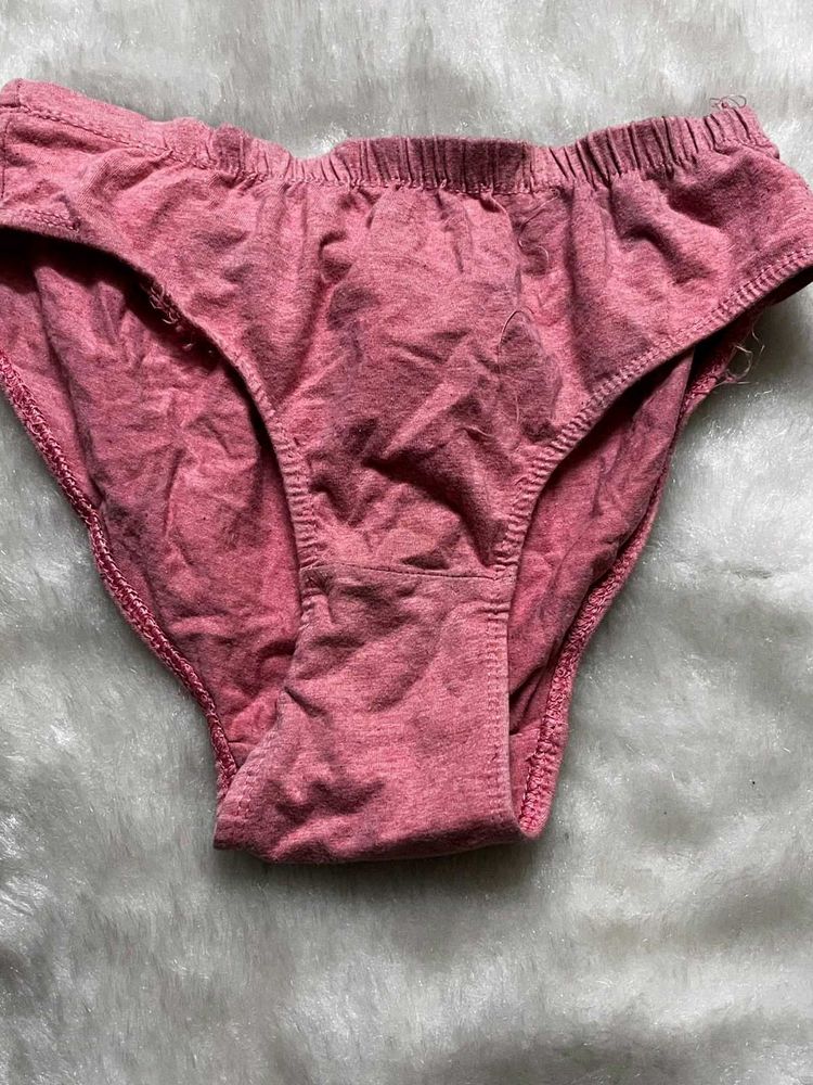 Pink Cotton Briefs