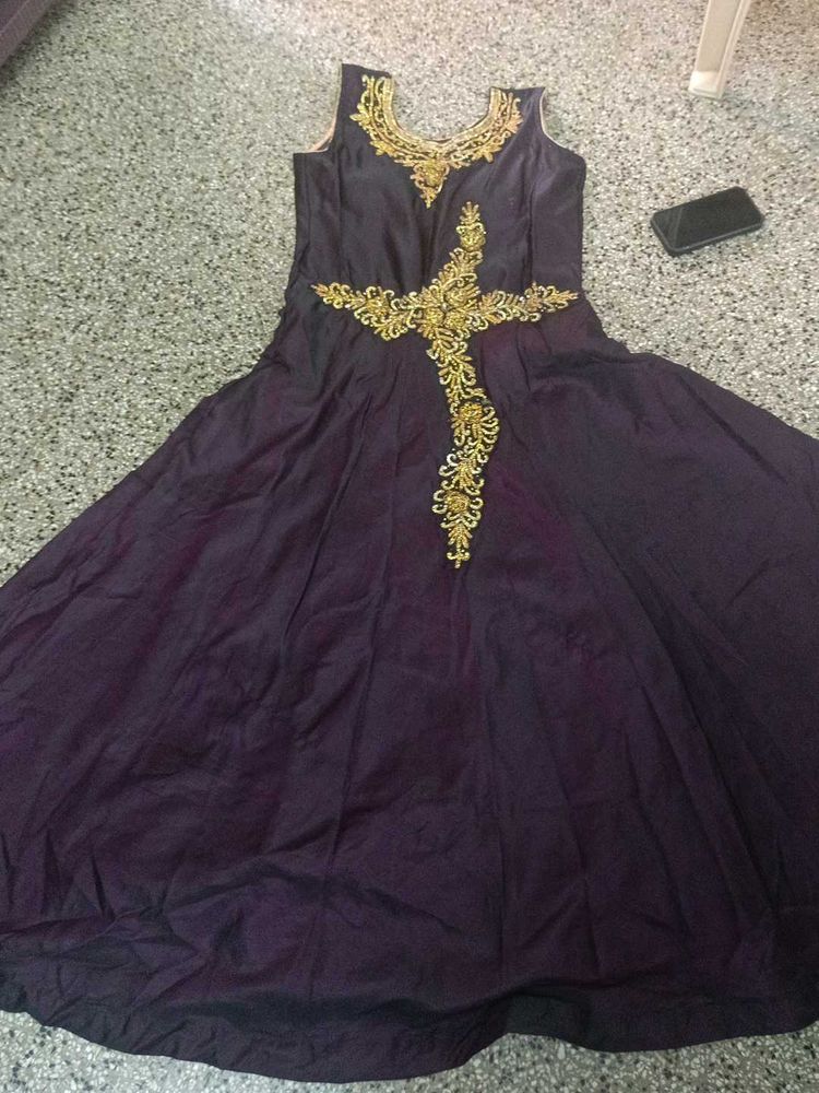 Embroidered Anarkali Gown