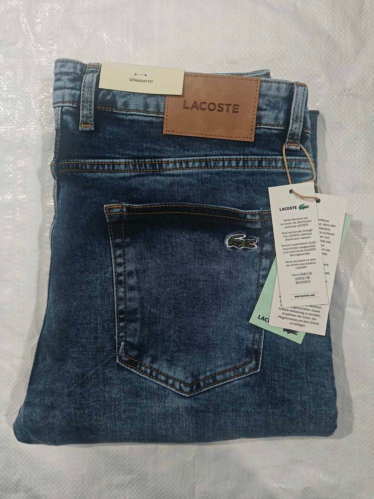 Lacoste Straight Fit Denim Jeans
