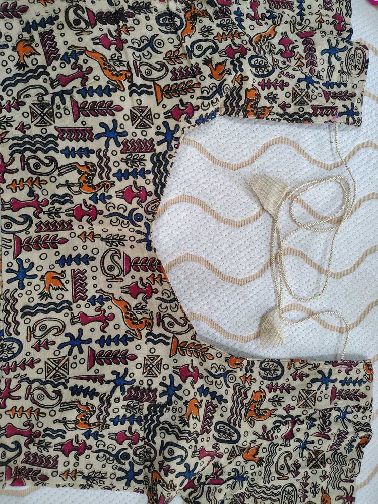 Kalamkari stitched blouse