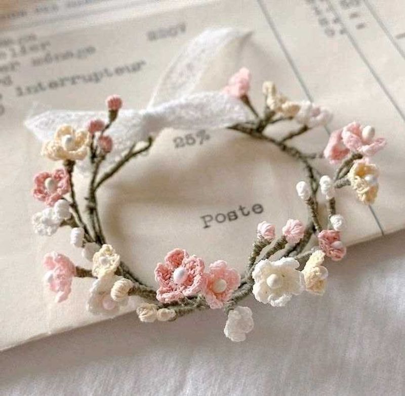 Handmade Floral Bracelet
