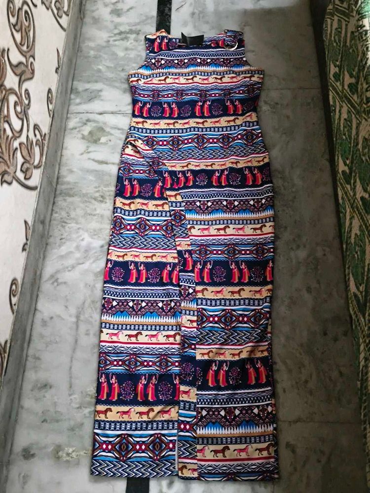 Boho Print Maxi Dress