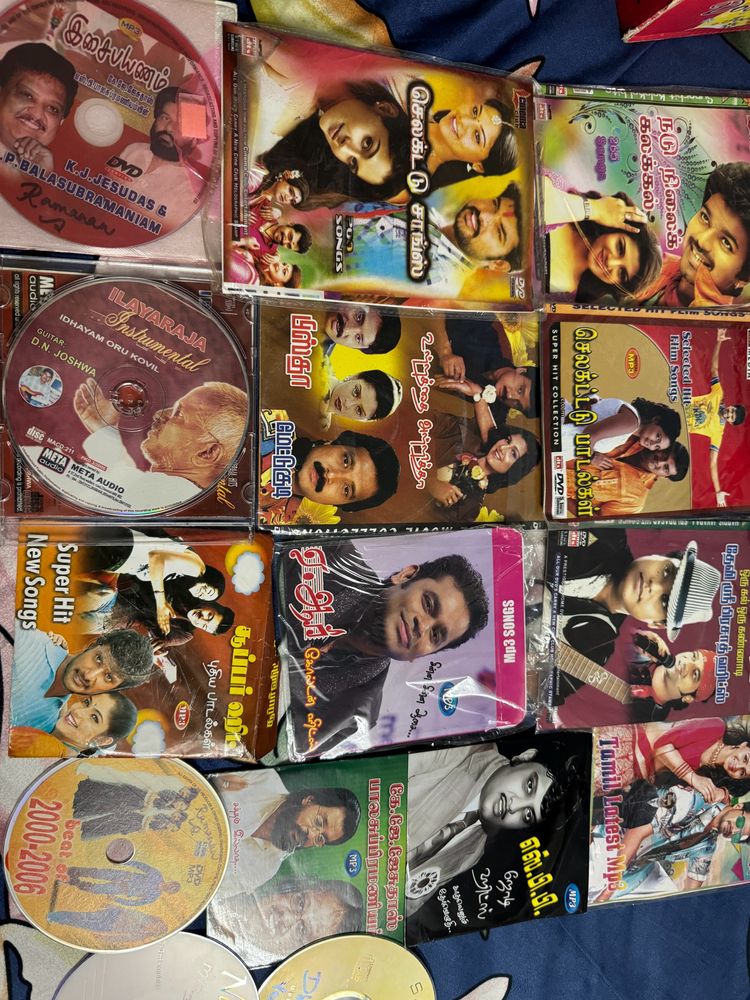 15 Tamil Songs MP3 And Vdo CDs Combo