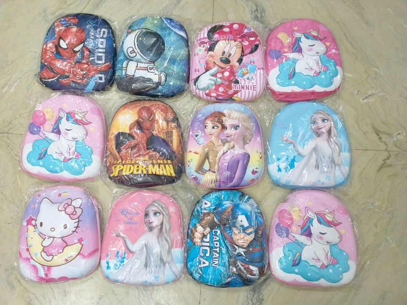 3D Poster Character Kids Bagpack