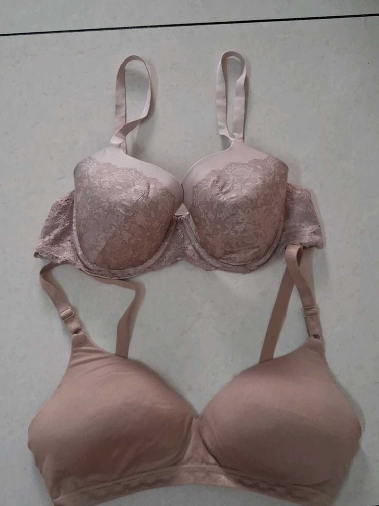 Lace &amp; Smooth Bras - Pack of 2
