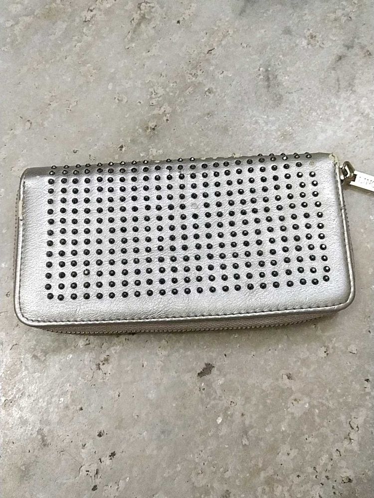 Lino Perros Studded Silver Wallet