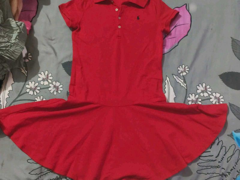 Red Polo top/dress