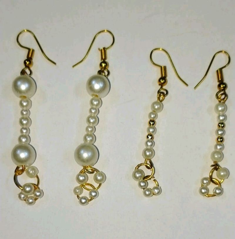 Modern unique Eyer rings Fancy jadawi Pearl