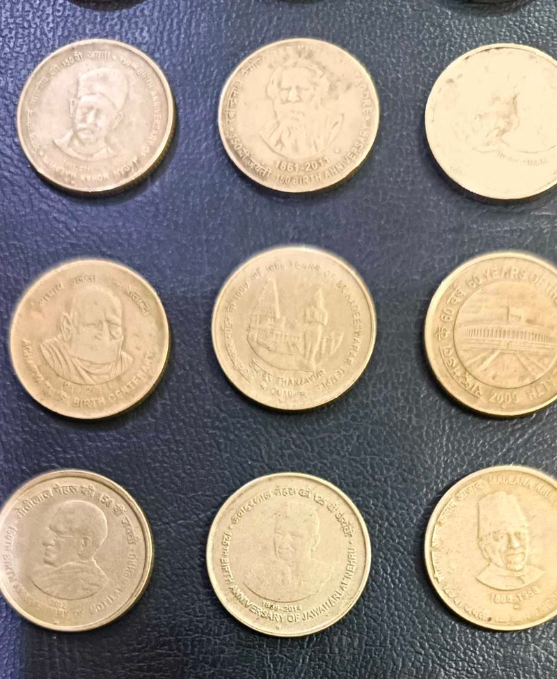 Vintage Indian Commemorative Coins