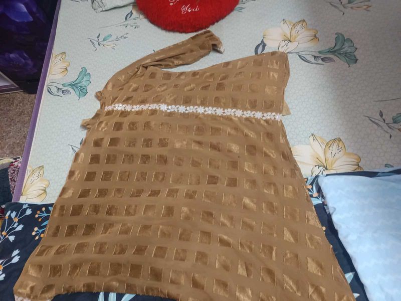 stylish golden kaftan