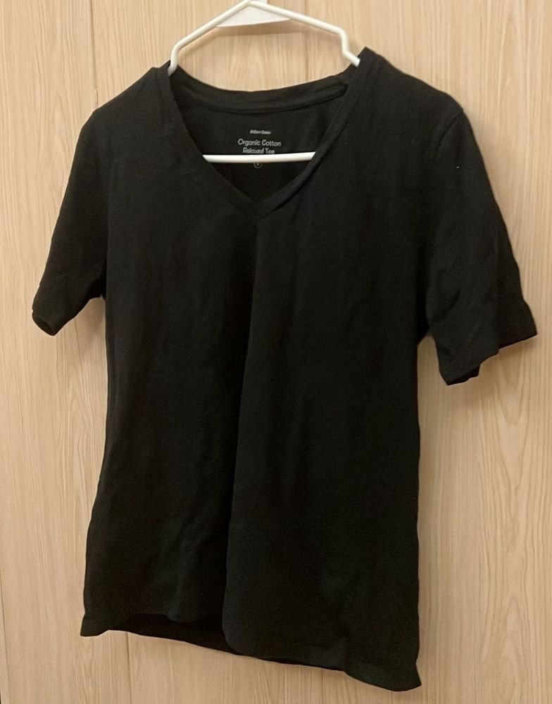 Classic Black V-Neck T-Shirt