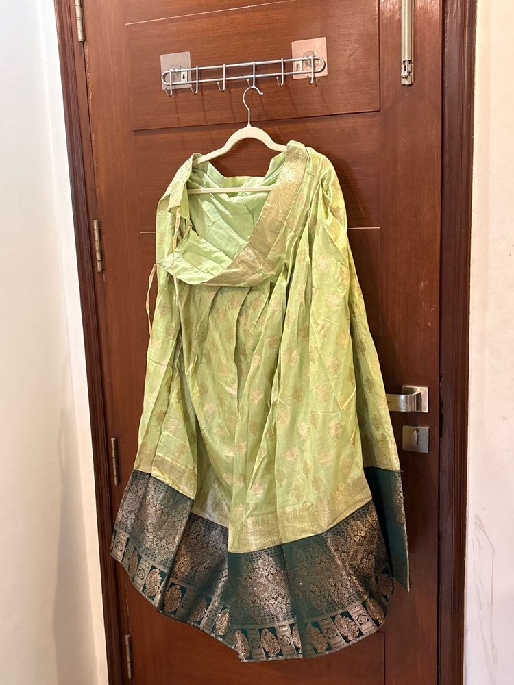 Elegant Green Lehenga