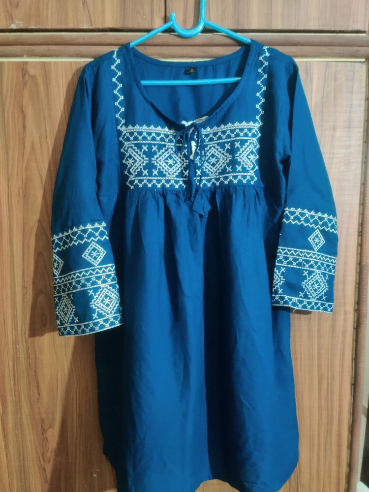 Women Print Anarkali Kurti