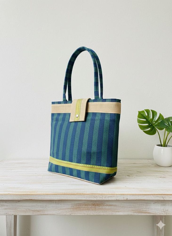 Striped Tote Bag
