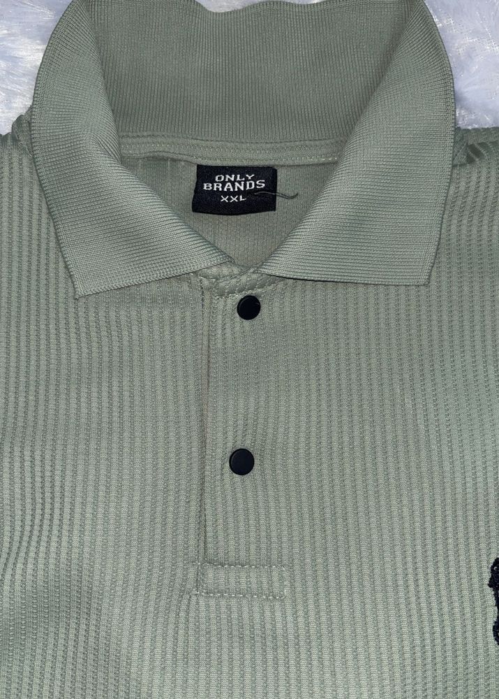 Men's Olive Green Polo Shirt