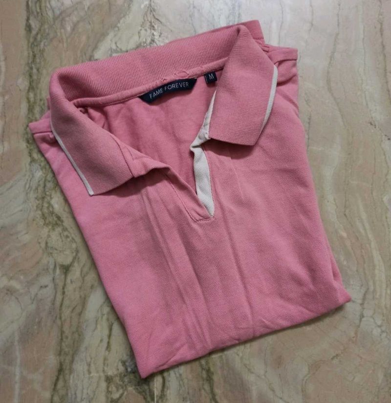 Pink Polo T-Shirt