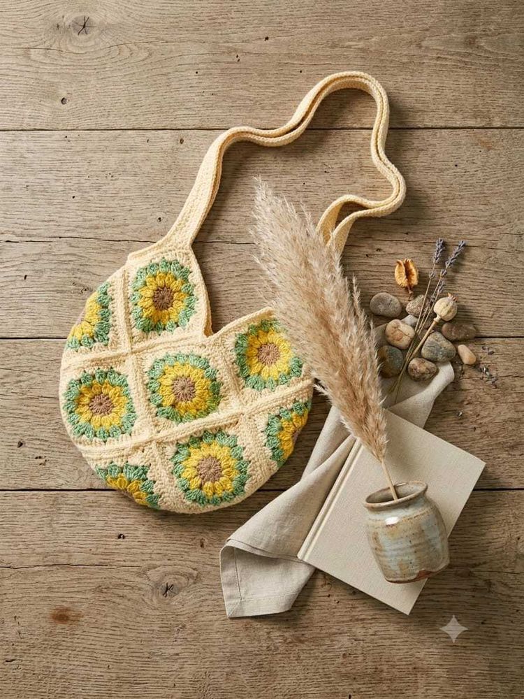 Handmade Crochet Tote Bag