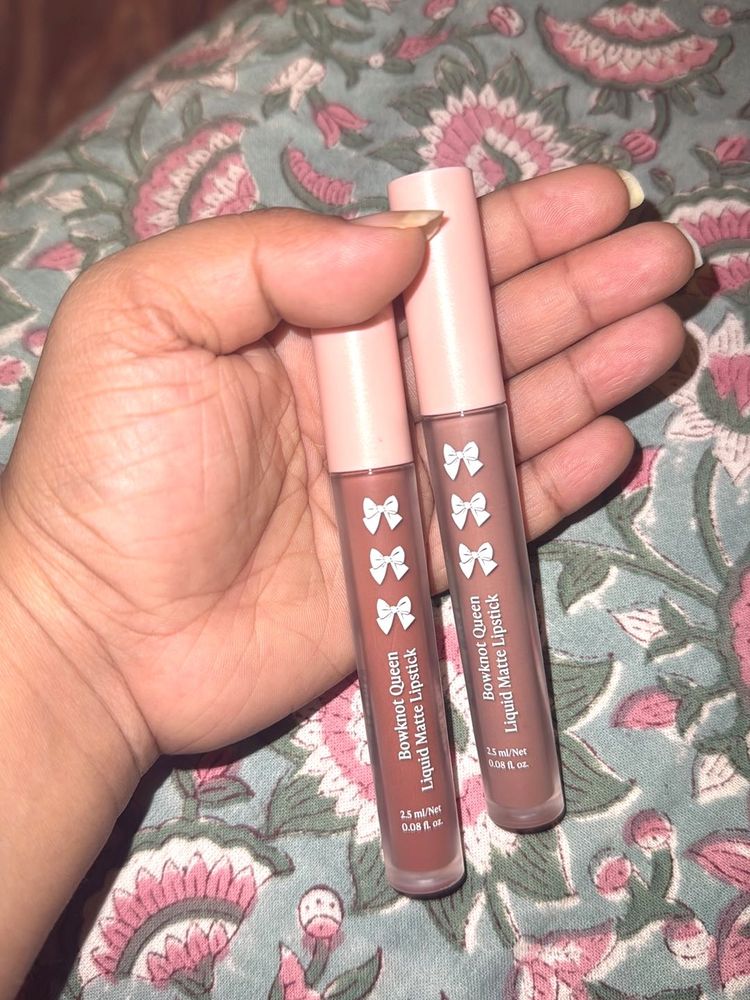 New Miniso Bowknot Queen Matte Nude Lipsticks