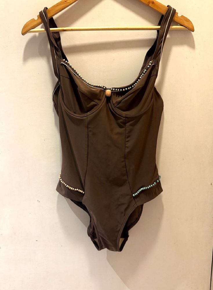 Chic Brown Bodysuit