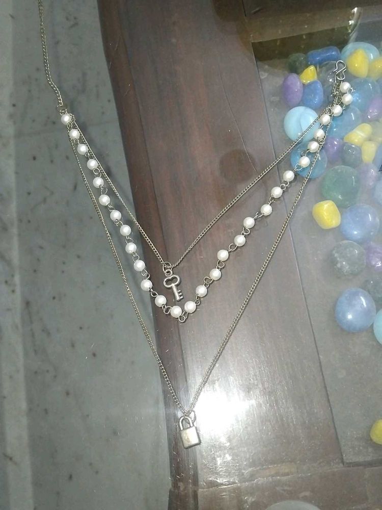 Layered Pearl Necklace