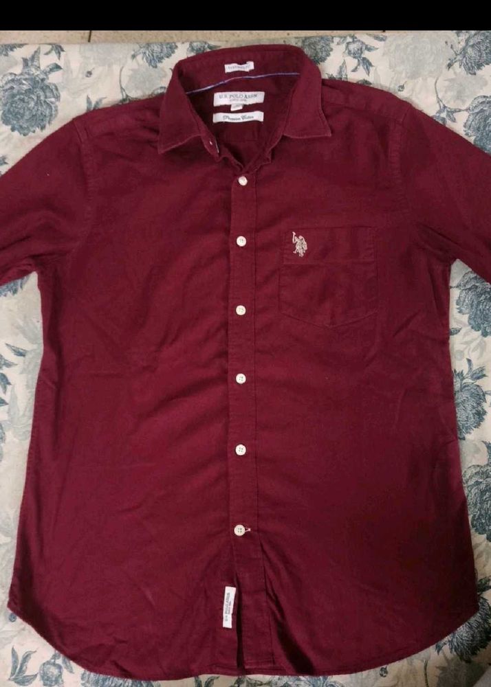 U.S. Polo Assn. Maroon Shirt