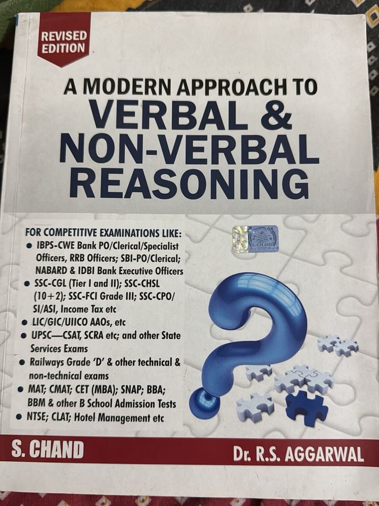 A Modern Approach to Verbal &amp; Non-Verbal Reasoning